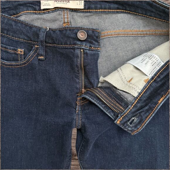 Hollister Women’s Size 7R Dark Wash Skinny Jeans - Picture 3 of 6